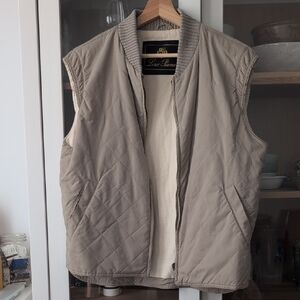 Loro Piana Tan Quilted Vest
